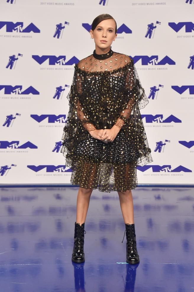 Millie Bobby Brown en los MTV VMA's 2017
