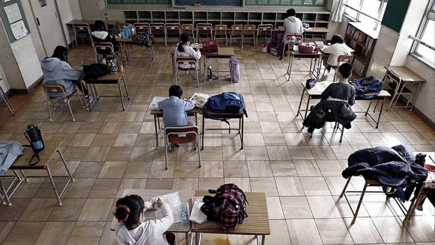 Escuelas en clases presenciales
