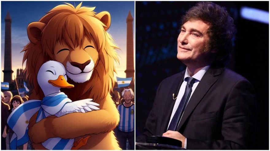 Un león mimoso, el mensaje que Javier Milei le dedicó Patricia Bullrich en X