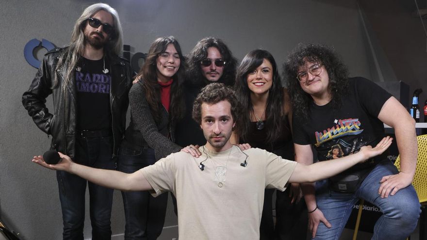 La banda Alcalá Norte en la redacción de elDiario.es, en imágenes