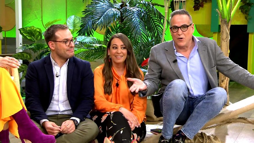 Saúl Ortiz, Kiti Gordillo y Aurelio Manzano en 'Fiesta'