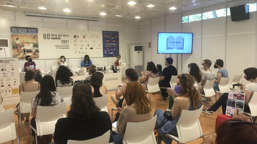 Pabellón habilitado para la Lit Con Madrid en la Feria del Libro