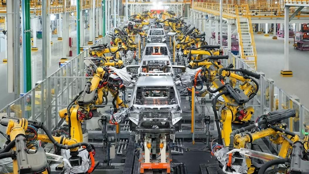Imagen de una planta de producción de BYD.