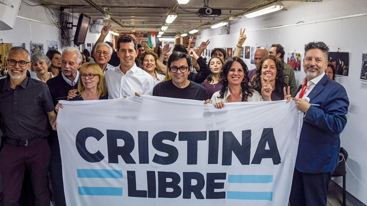 La comitiva del PJ en Barcelona