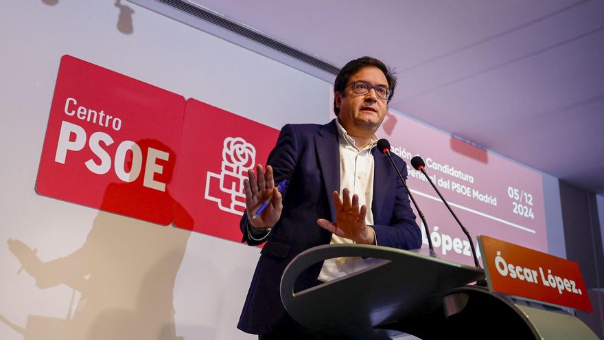 Óscar López presenta su candidatura a secretario general del PSOE de Madrid