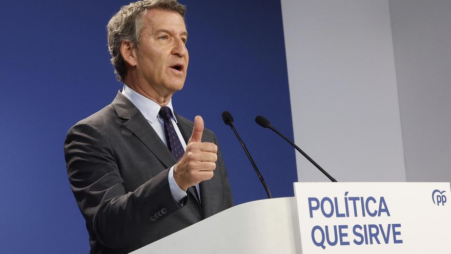 Feijóo vuelve a pedir apoyos para una moción de censura y convoca una manifestación contra Sánchez