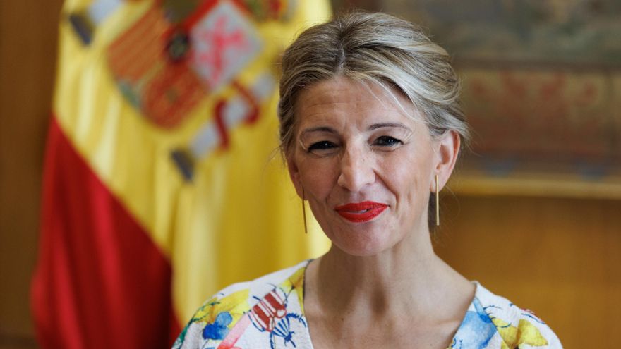 La vicepresidenta segunda del Gobierno y ministra de Trabajo y Economía Social y líder de la coalición Sumar, Yolanda Díaz, en una imagen de archivo.