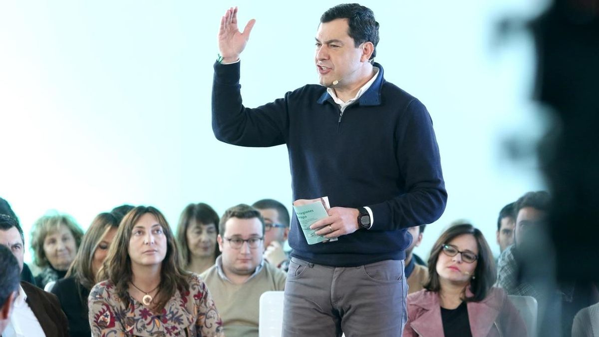 Moreno promete crear 600.000 empleos durante la próxima legislatura si se convierte en presidente de la Junta andaluza