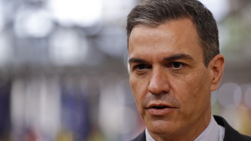 Los jefes de Estado y de Gobierno de la Unión Europea reafirmaron esta noche en persona al presidente del Gobierno español, Pedro Sánchez, la "entera solidaridad europea" tras la crisis migratoria de la semana pasada en Ceuta, donde se produjo una avalancha masiva de migrantes irregulares.EFE/EPA/OLIVIER HOSLET