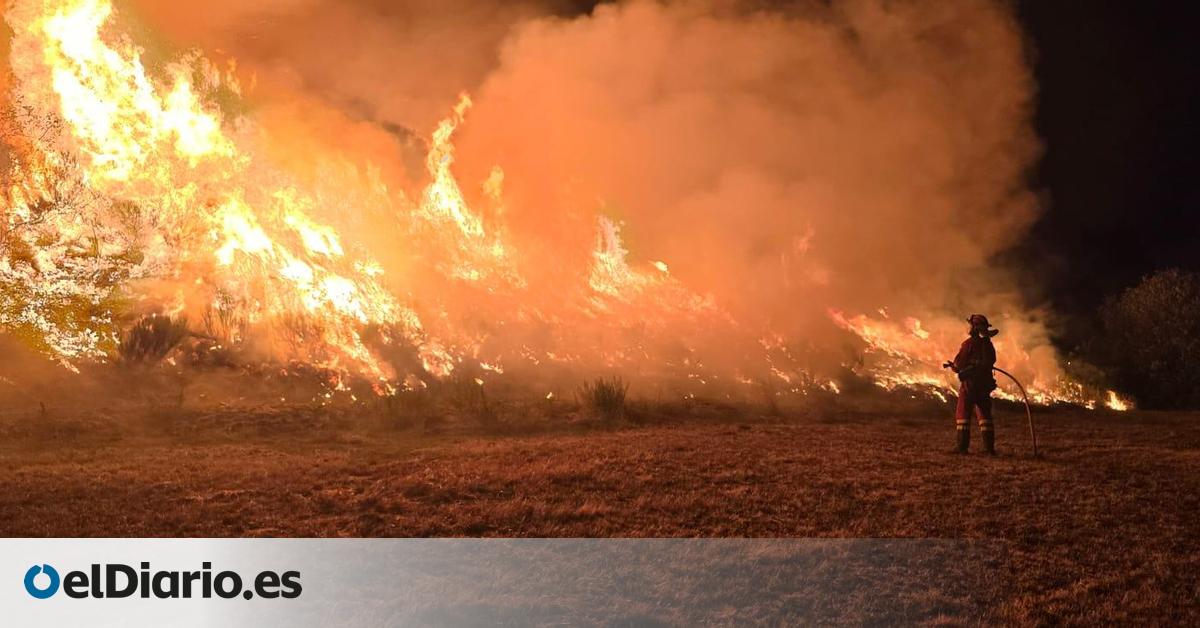 Castilla y León sigue combatiendo ocho incendios graves tras dos semanas