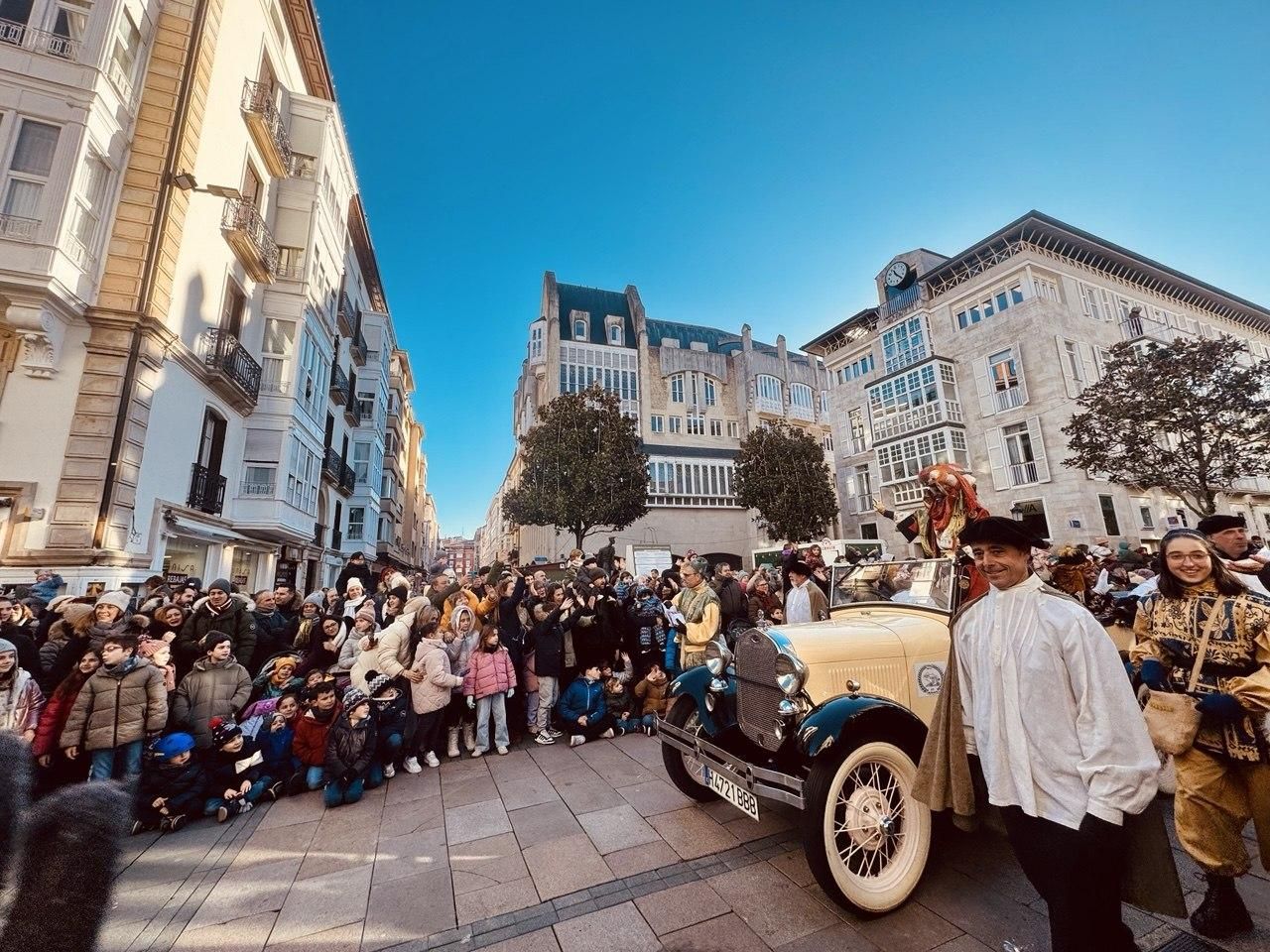 El paso de los Reyes Magos por Euskadi, en imágenes
