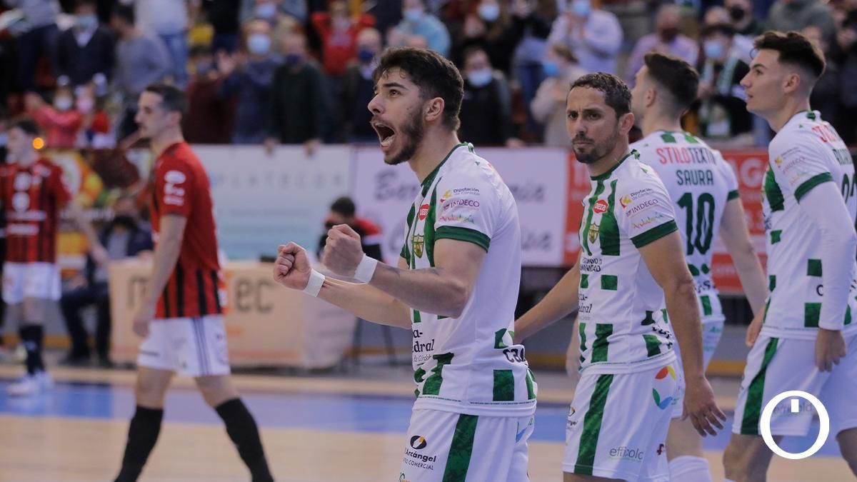 Partido disputado entre el Córdoba Patrimonio y el Fútbol Emotion Zaragoza