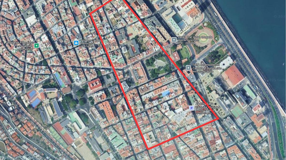 Área aproximada de la actuación prevista.