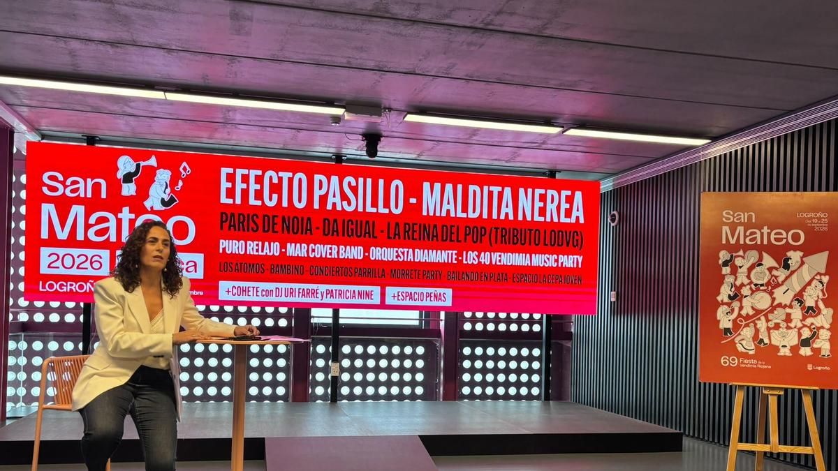 Los conciertos de San Mateo 2026 en Logroño: Efecto Pasillo, Maldita Nerea y un nuevo escenario en el Parque de La Ribera
