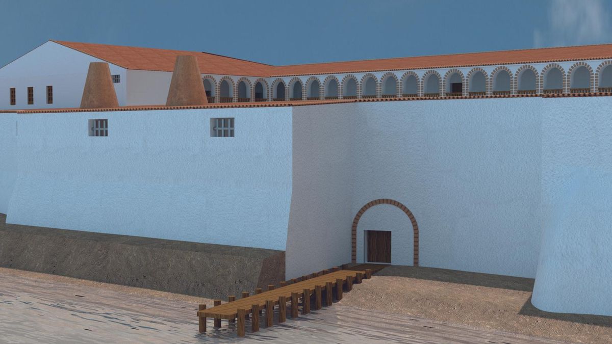 El embarcadero de la factoría