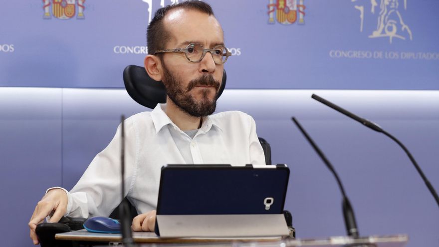 El portavoz de Unidas Podemos, Pablo Echenique. EFE/J.J. Guillén/Archivo