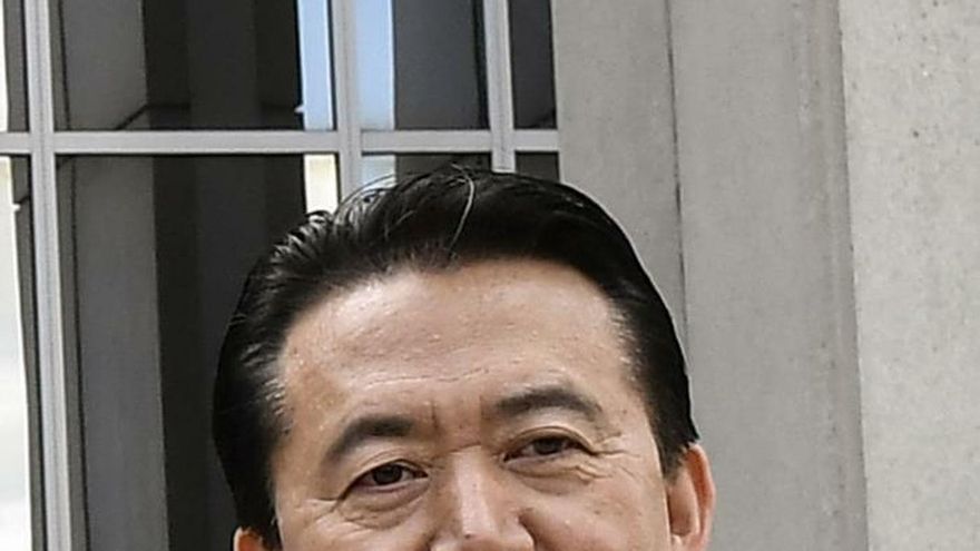 Imagen de archivo del 8 de mayo de 2018 que muestra al entonces presidente de Interpol, Meng Hongwei.