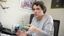 Beatriz Gimeno, durante una entrevista con eldiario.es el pasado mes de febrero.