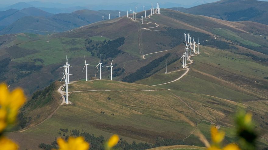 Parque eólico en Soba.