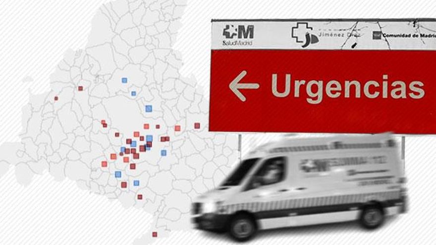 Las urgencias de Atención Primaria cerradas por Ayuso