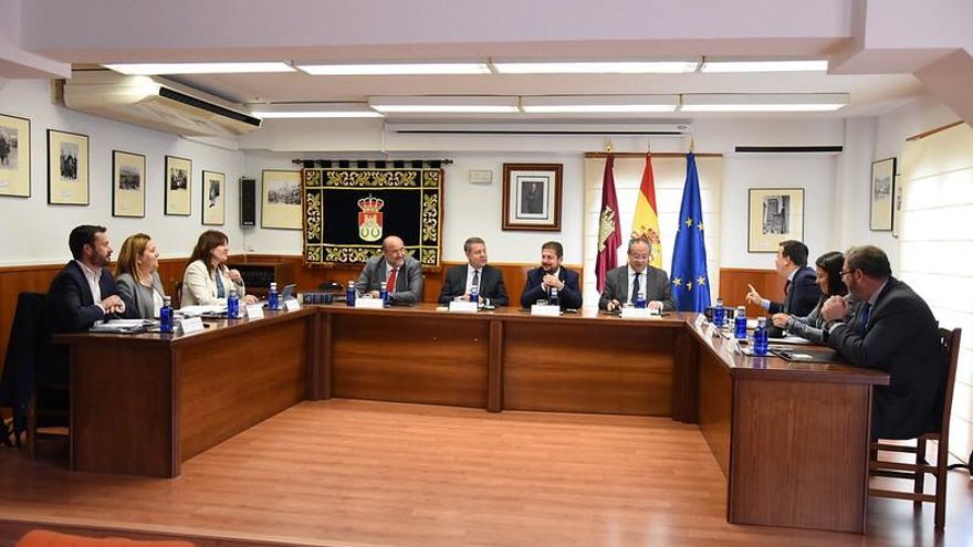 Reunión del Consejo de Gobierno de Castilla-La Mancha en Sacedón (Guadalajara)