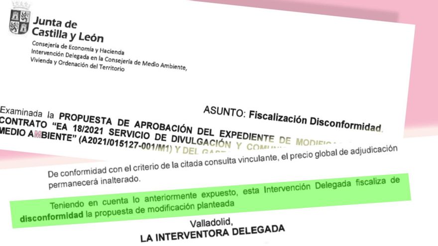 La Junta de Castilla y León intenta inflar el contrato con la pareja de un alto funcionario para compensarle el IVA