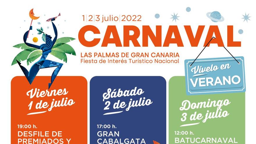 Carnaval de Las Palmas de Gran Canaria: fechas de todos los actos previstos
