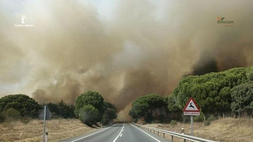 Incendio en Almorox (Toledo)