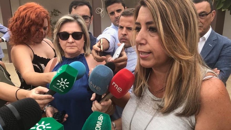 Susana Díaz critica "la demagogia" del PP en inmigración y recuerda que la respuesta debe ser "responsabilidad de todos"