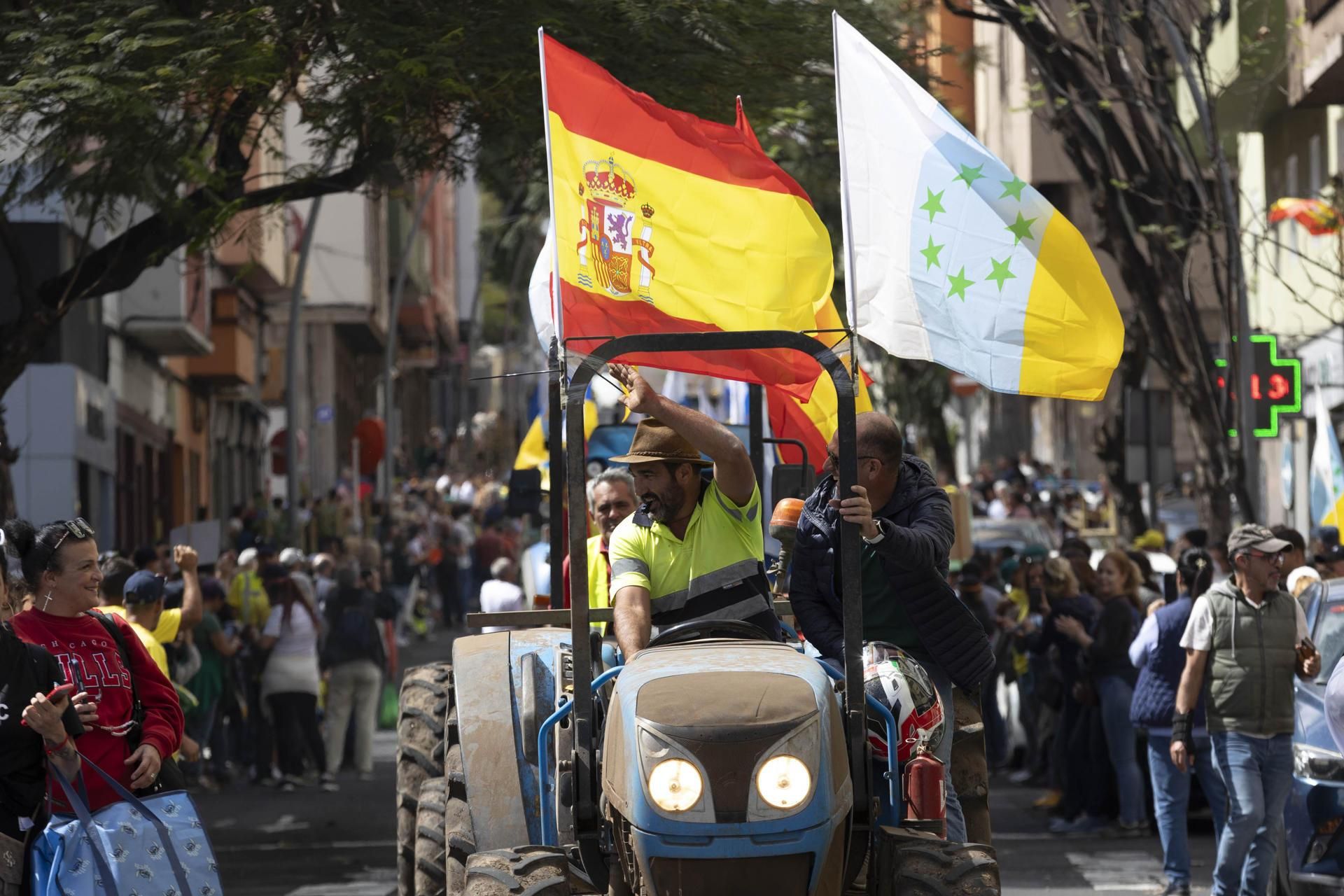 Así se vivió la manifestación en defensa del campo en Tenerife