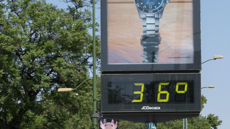 La semana empieza con chubascos en el tercio este y calor especialmente en el suroeste