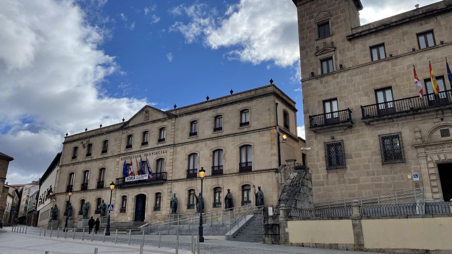 Fachada de la Diputación Provincial de Soria.