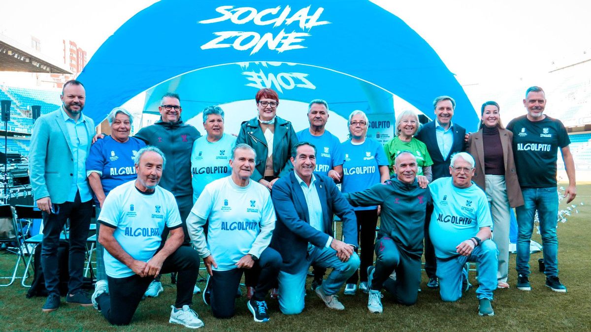 Diez equipos de fútbol caminando se reúnen este jueves en la primera concentración del proyecto ‘AlGolpito’