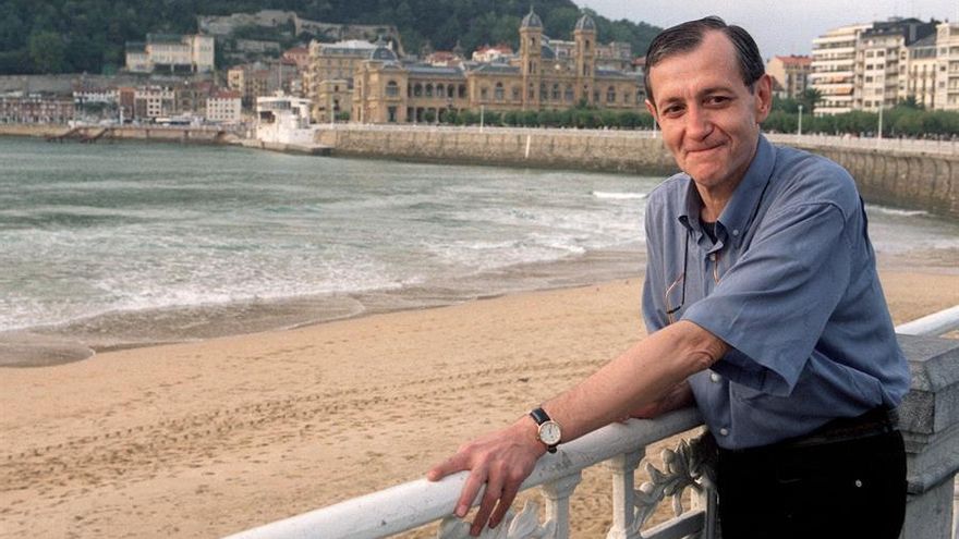 Eloy de la Iglesia en el Festival de Cine de San Sebastián en 1996