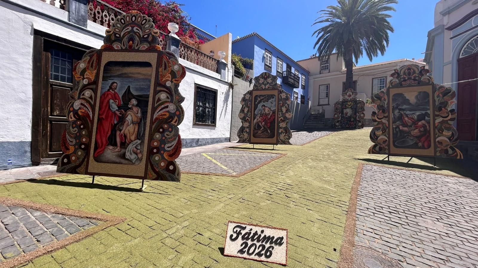 El Sagrado Corazón de Jesús llena las calles de El Paso de arte  y devoción. LA PALMA AHORA