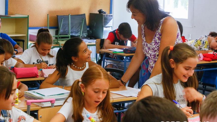 Inicio del curso escolar en el CEIP Torre Malmuerta