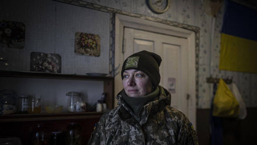 Nika, miembro de Las Brujas de Bucha