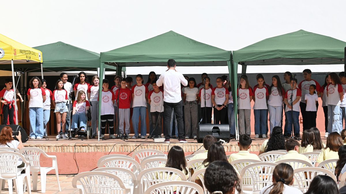 Mula acoge el encuentro coral del programa Cantemus con la participación de centros educativos de la comarca