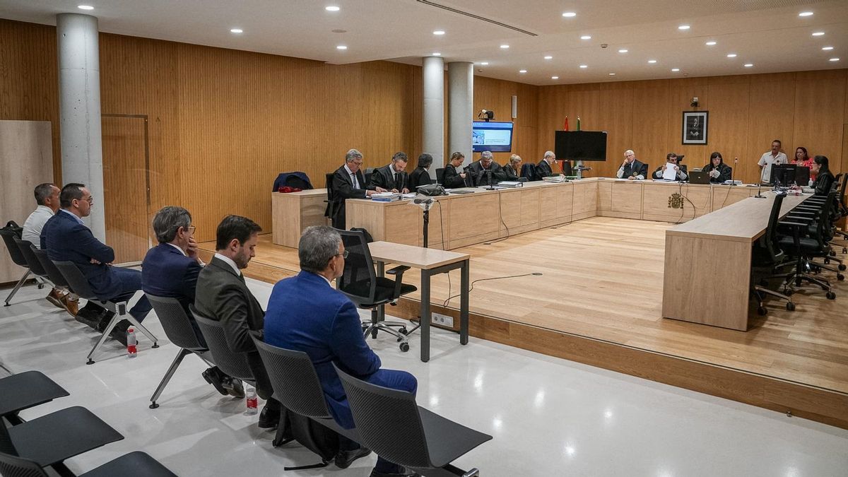 Vista de la sesión del juicio a Carlos González de este martes en la Audiencia Provincial
