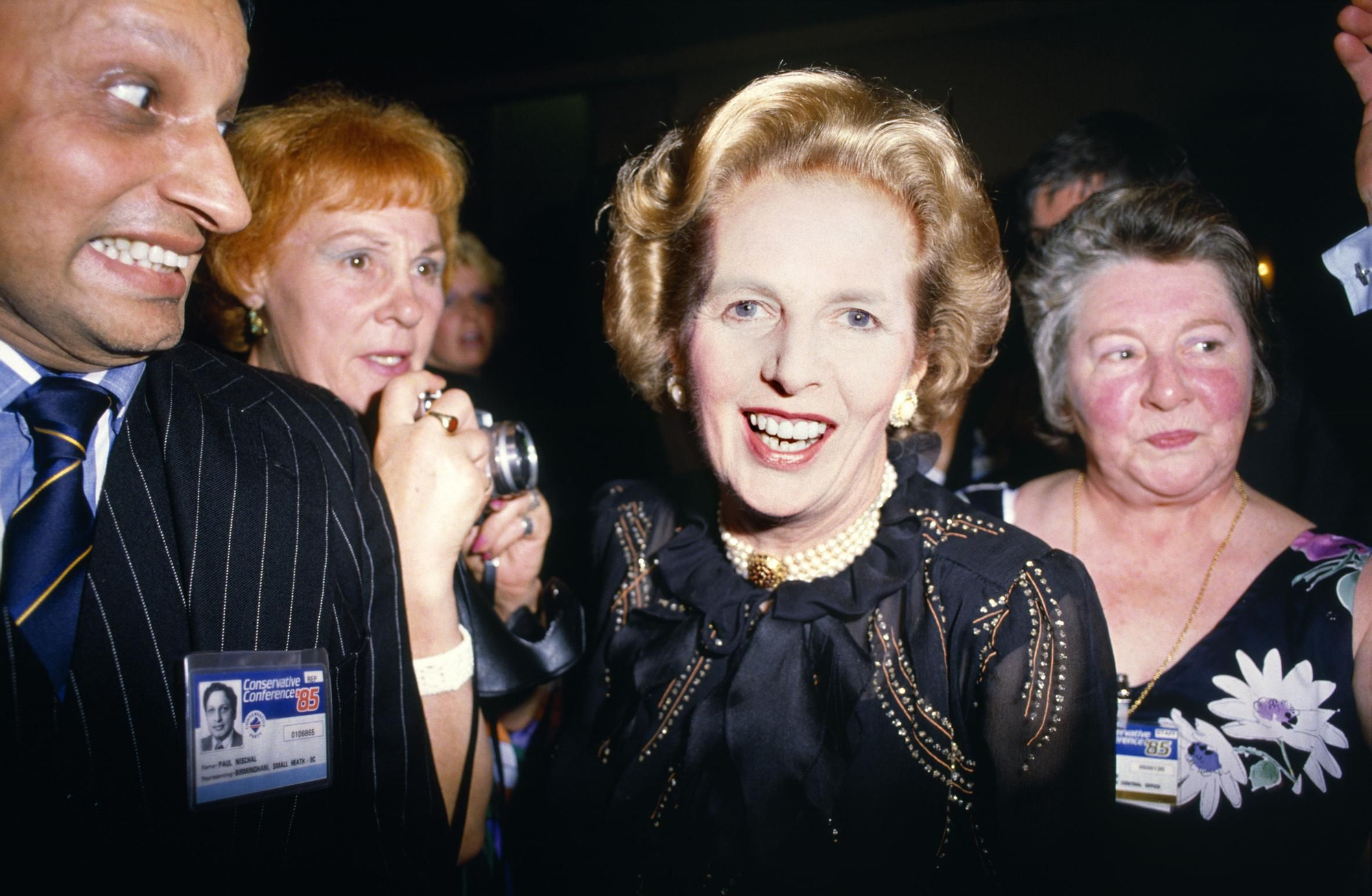 Chris Steele-Perkins  Prime Minister Margaret Thatcher during the Conservative Party Conference, 1985 © Chris Steele-Perkins / Magnum Photos