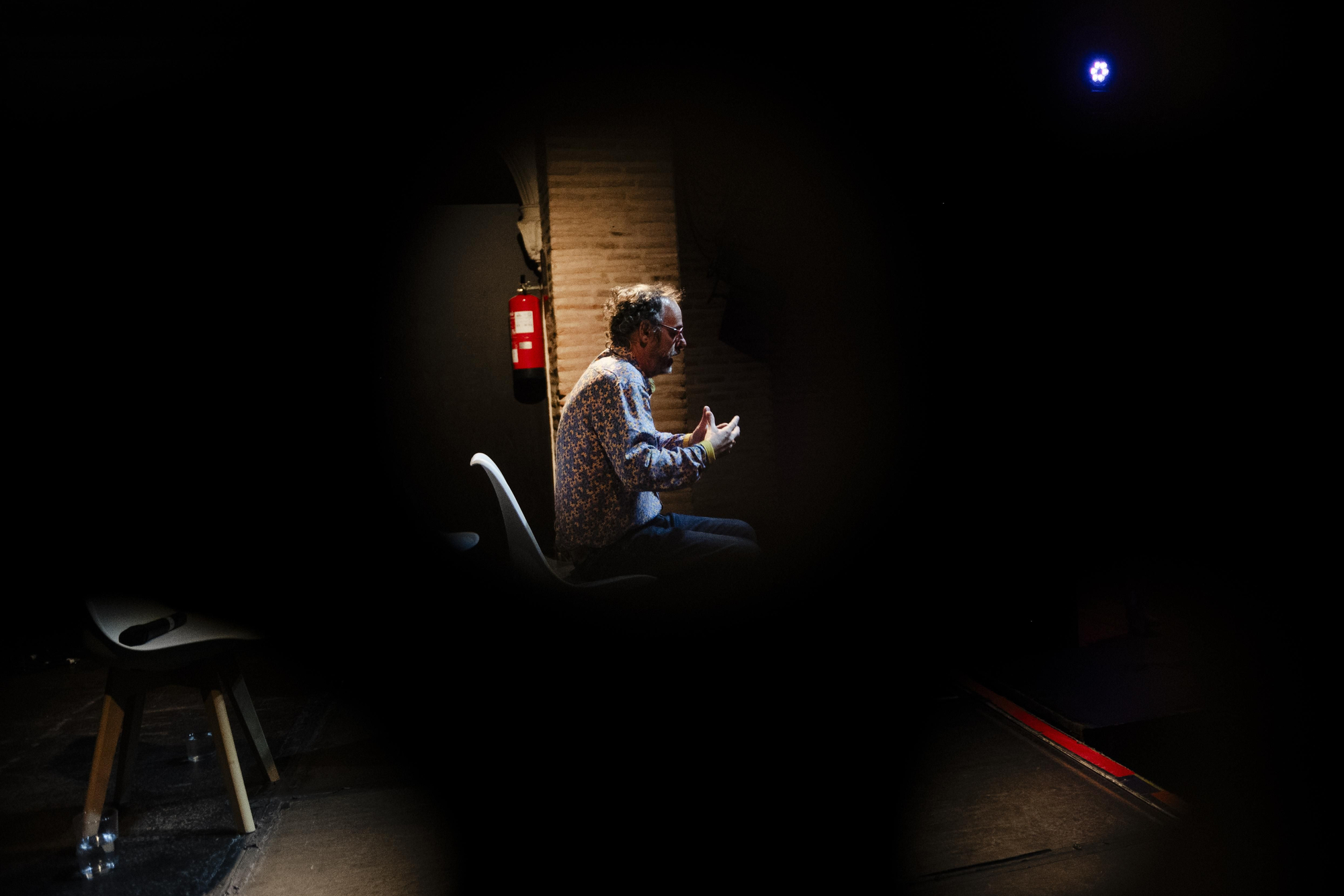Pablo Albo durante su narración