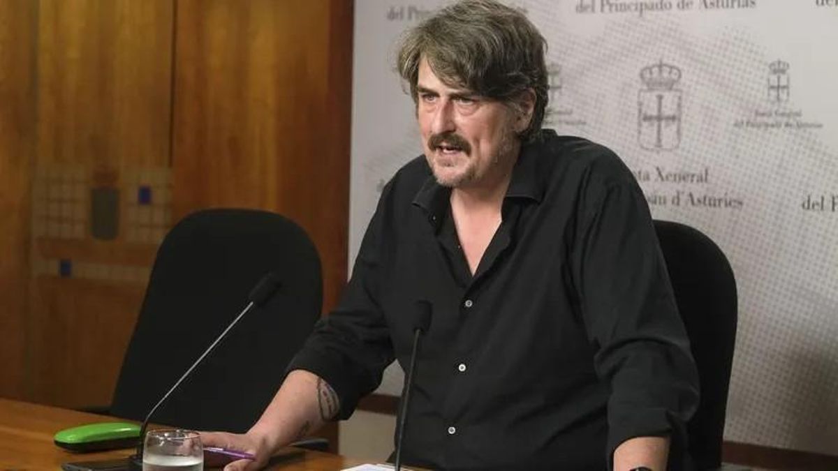 El portavoz de Convocatoria por Asturies, Xabel Vegas.