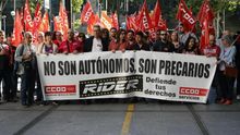 Trabajadores de Deliveroo insisten antes del juicio en que no tienen "flexibilidad" y son "falsos autónomos"