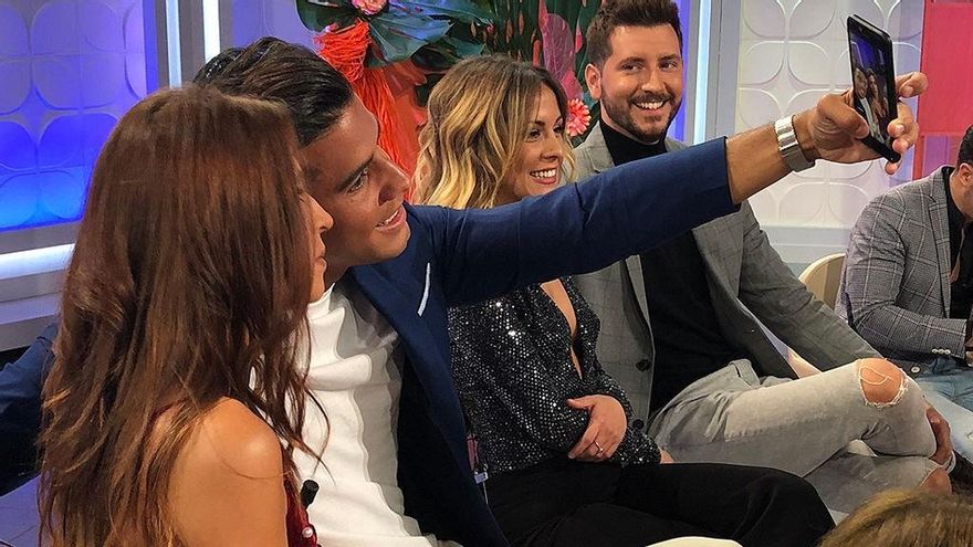Selfies en el plató de MyHyV