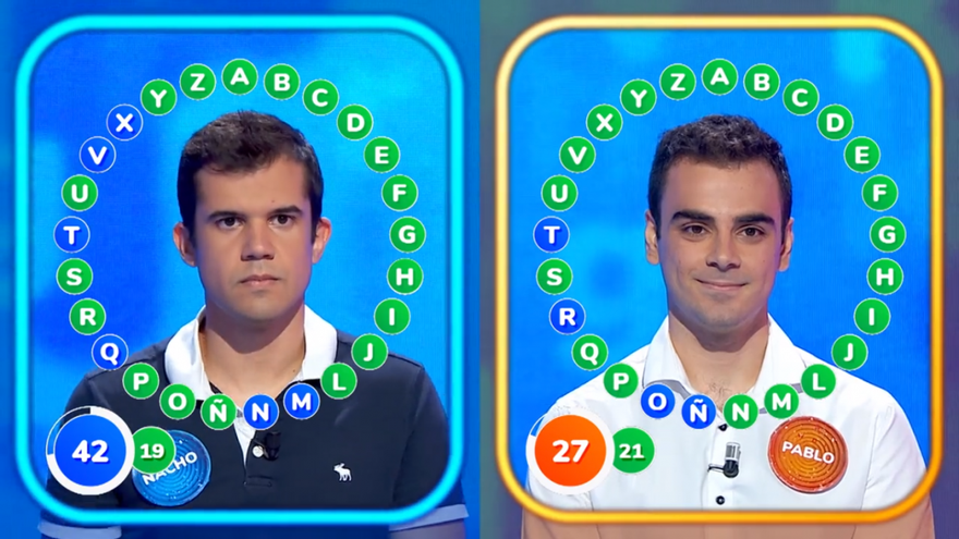 Nacho Mangut y Pablo Díaz, en 'Pasapalabra'