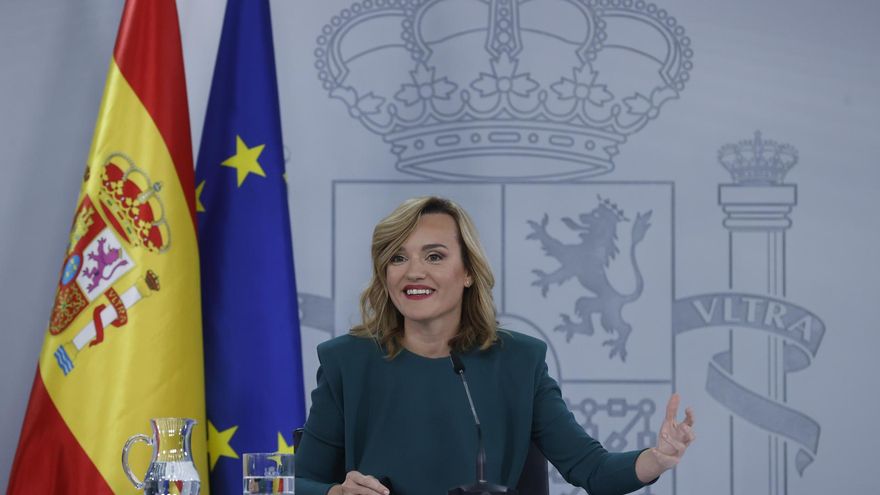 La portavoz del Gobierno y ministra de Educación, Formación Profesional y Deportes, Pilar Alegría