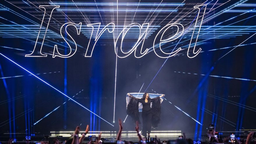 Israel, durante el desfile de banderas de Eurovisión 2025