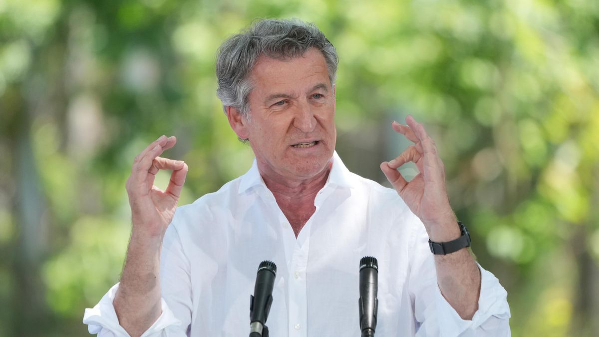 El líder del PP, Alberto Núñez Feijóo.