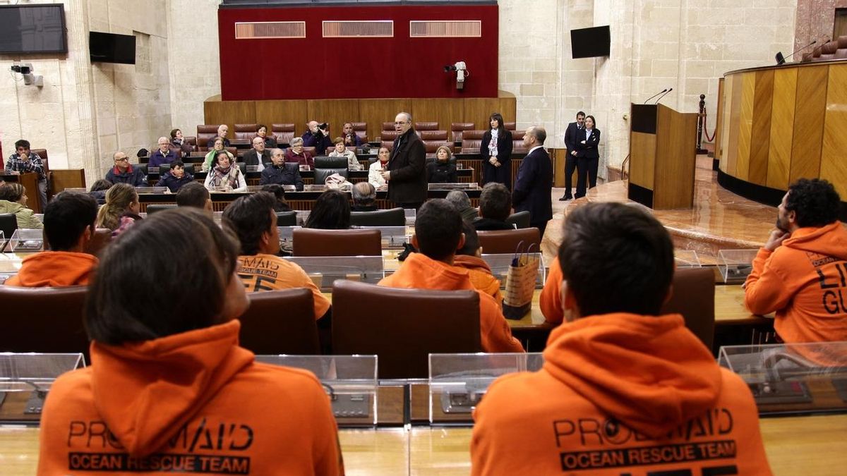 El Parlamento andaluz traslada su "más firme apoyo y solidaridad" a los bomberos encausados en Lesbos
