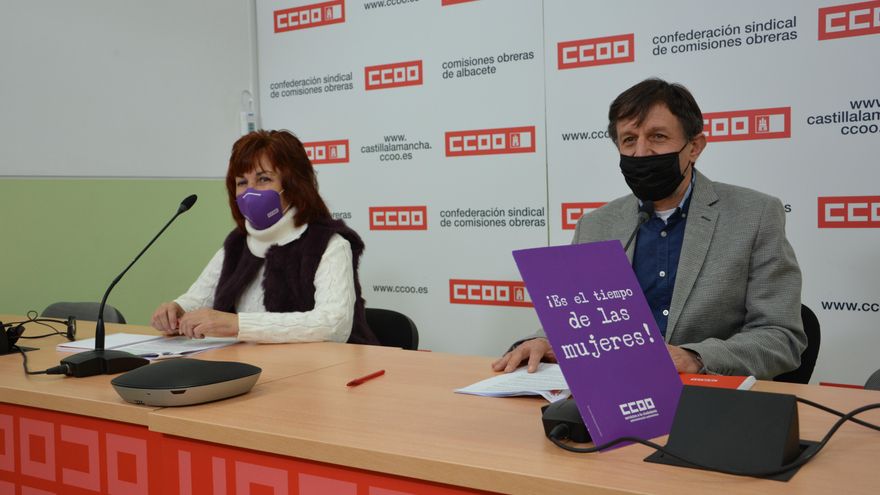 Rueda de prensa de CCOO-CLM